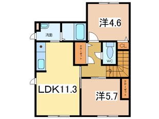 シャーメゾン古田刈の物件間取画像